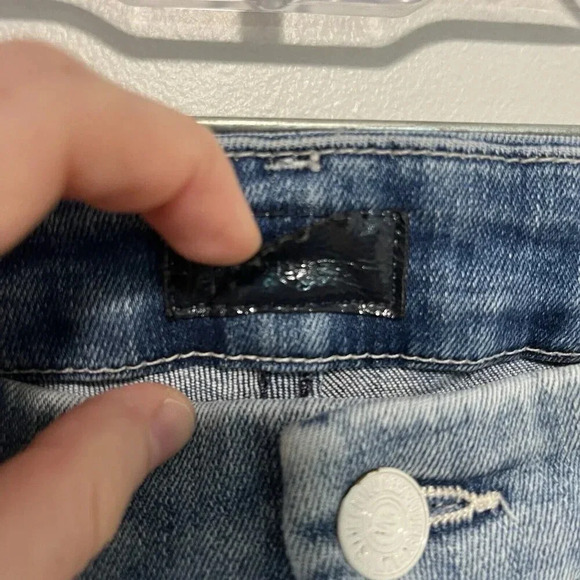 Mother Denim Looker Ankle Fray Jeans in Clear as Day Size 25 - Picture 5 of 12